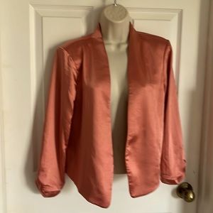 Lulus satin smooth material jacket